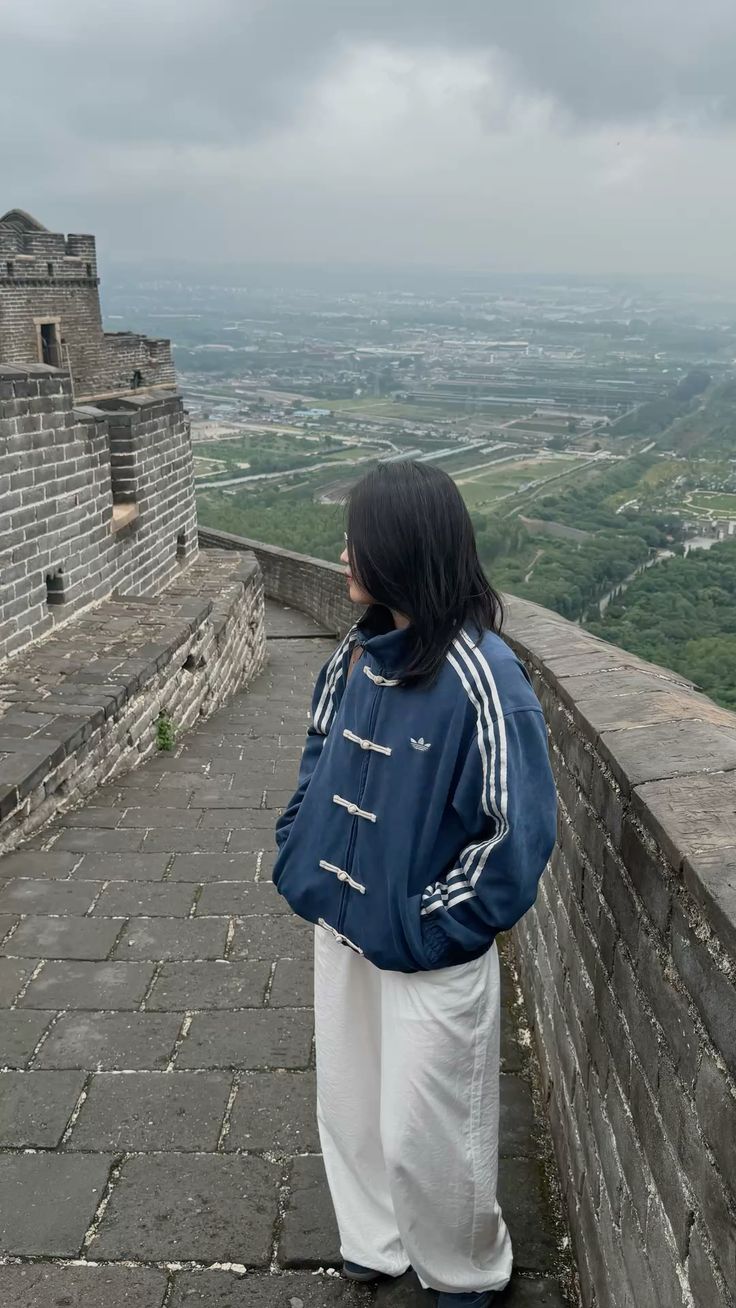 Uibok streetwear apparel, styling the blue oversized lunar new year jacket outfit