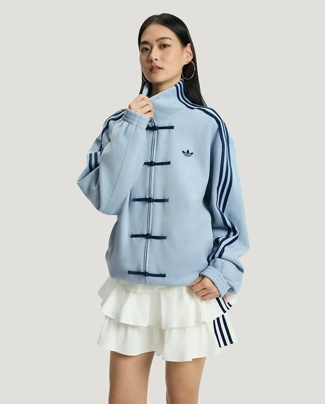 Lunar New Year Clothing Collection Aqua Blue Streetwear Jacket