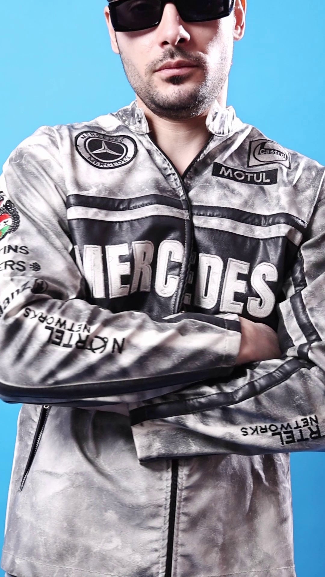 Mercedes F1 jacket embroidery details by uibok
