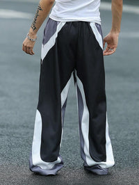 back Uibok Abstract Flow Wide-Leg Sweatpants 