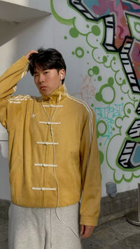 Uibok Lunar Vanguard: Heavyweight 420 GSM CNY Knot Jacket (Extreme Oversized)