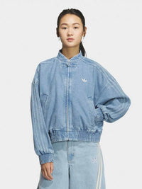 oversized light blue denim CNY jacket